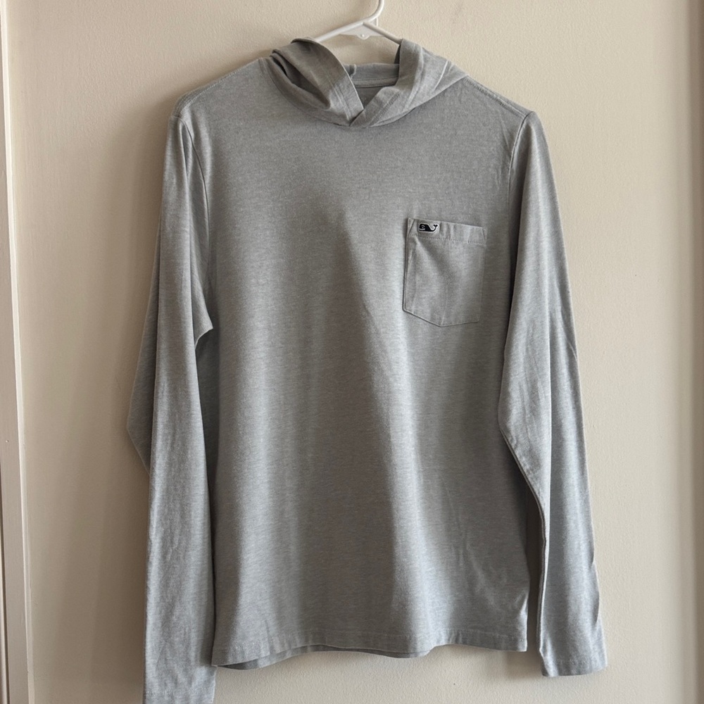 Vineyard Vines Edgartown YOUTH Gray Hoodie